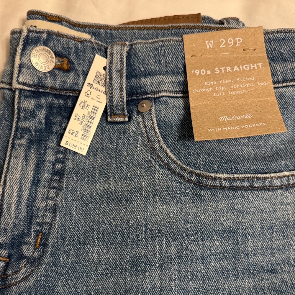 Madewell Vintage Blue Denim Jeans